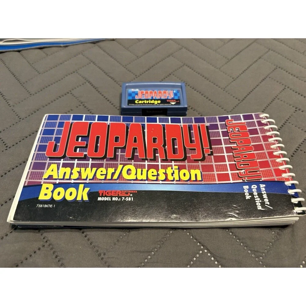Jeopardy Handheld Game with Cartridge Bundle Tested
